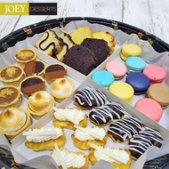 {JOEY Dessert Platter} Assorted Tart + Macaroons + Eclairs  + Butter Cake Bundle  | P4B02