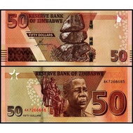 Zimbabwe 2020 50 Dollars UNC (P-105)