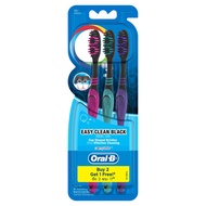 Oral-B Complete Easy Clean Soft Manual Toothbrush - Black (3 Counts)