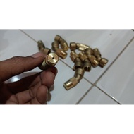 SWAN brass Nozzle 1 hole Bent Thread 12.5mm | Swan tank nozzle