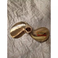 Brass propeller d2 x 5 / 6 / 7/ 8 boat fan 2 leaf ketinting d2x5 propeller 5pk leaf 2 leaf