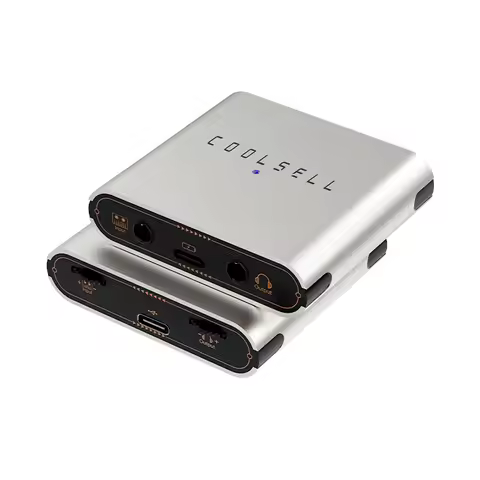 24Bit/192kHz Stereo Live Broadcast Adapter 3.5mm Dock Streaming Audio Interface for Phone High-Fidel