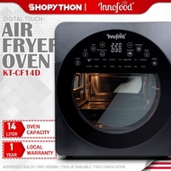 INNOFOOD Air Fryer Oven KT-CF14D (14L/1700W) Digital Touch Control 16 Preset Function Programs Doubl