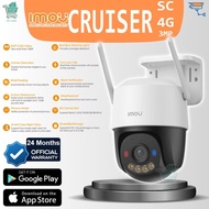 MICTON IMOU CRUISER SC 4G 3MP Resolution 2K CCTV Camera Smart Outdoor CCTV Camera Wireless Blue & Re