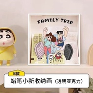 Transparent Ticket Stub Storage Photo Frame Ticket Storage Crayon Shin-chan Travel Ticket Stub Conce
