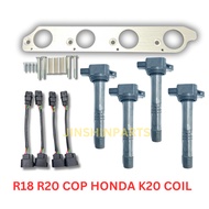 Honda R18 R20 Cop Coil Plug K20 Cop Adaptor - Fit Honda Civic FD1 FB FC Stream RN6 RN8 CRV SWA Accord TAO