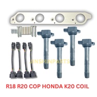 Honda R18 R20 Cop Coil Plug K20 Cop Adaptor - Fit Honda Civic FD1 FB FC Stream RN6 RN8 CRV SWA Accor