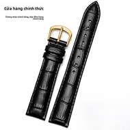 Woalmorn | Dây đeo đồng hồ da thật màu sắc cho nam và nữ phù hợp với Casio Tissot Longines Khóa bướm