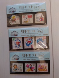 日本郵票（已使用）迪士尼公主 DISNEY PRINCESS 長髮公主 白雪公主  茉莉公主 DORAEMON 叮噹 多啦A夢 SNOOPY 史努比 史路比 集郵