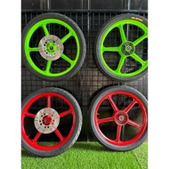 KAWASAKI AR80 PNP CUSTOM EX5 DREAM GOLD RED GREEN SPORT RIM CUSTOM EX5