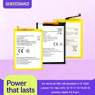 BL-49GT BL-49LT Battery For Tecno BL-39LT CD8 Phantom 9 12 1629 Camon 11S 18P 3.87v 12 15 17 18 19 2
