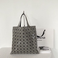 100% Original ISSEY MIYAKE with Counter security mark BaoBao bag geometric checker ladies handbag shoulder bag tote bag 10*10