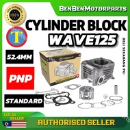 WAVE125 CYLINDER BLOCK SET ASSY STANDARD 52.4MM BLOCK 100% ORIGINAL TOBAKI WAVE125 PISTON RING PIN G