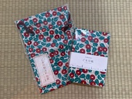 竹久夢二御朱印帳+御朱印袋～椿柄 (日本製) (另有御朱印袋散賣 $120)