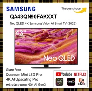 SAMSUNG [NEW2025] NeoQLED 43นิ้ว รุ่น QA43QN90FAKXXT 4K Tizen OS SMART AI TV Mini LED 43QN90F