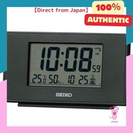 Seiko Clock (Seiko Clock) Standing clock White pearl Body size: 7.8 x 13.5 x 3.8cm Alarm clock Radio digital calendar Temperature Humidity display SQ790W 527
