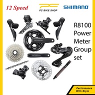 Shimano Ultegra R8170 12 Speed Di2 Disc + Powermeter Crank R8150 RD R8100 Cassette R8150 FD R8170 Sh