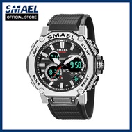 [Official Store] SMAEL 8047 Sport Watch 50M Waterproof Original Sports Men Women Watch Jam Tangan Le