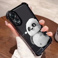 Casing hp For OPPO A58 4G A78 4G A58 5G A78 5G A58X 5G A1X A2X 5G Case Casing panda pattern Cesing K