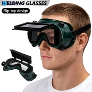 DGF  Flip-Up Welding Goggles Dual Lens Eye Protection Shield Safety Glasses Anti-Glare Eye Protectio