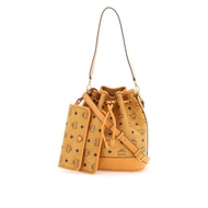 MCM Visetos-motif Dessau Medium Bucket Bag