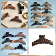 pangbenta.ph Minimalist Striped Hair Claw Clips – Large Strong Hold Claw Clips 6/12pcs (XY-5901)
