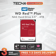 WD Red Plus | 3.5" NAS | 128MB | 400RPM SATA | Internal Hard Drive HDD (4TB / 6TB)