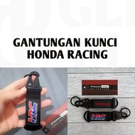 GANTUNGAN HRC22 Keychain Honda Racing Motorcycle Keychain HRC Original 1 Pcs reversible writing