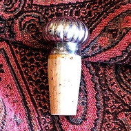 純銀造型酒瓶塞 - 西洋古董
