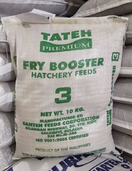 Tateh Premium Fry Booster Fry Mash Hatchery Powder Feeds 3 Tilapia Catfish (Hito) Milkfish (Bangus) 