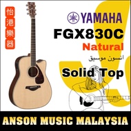 Yamaha FGX830C Acoustic-Electric Guitar, Natural