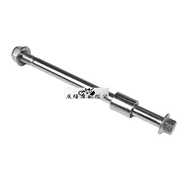 CG125 Motorbike Front And Rear Axle Shaft with Shaft Sleeve Adjuster Happy Pearl Universal Rear Axle