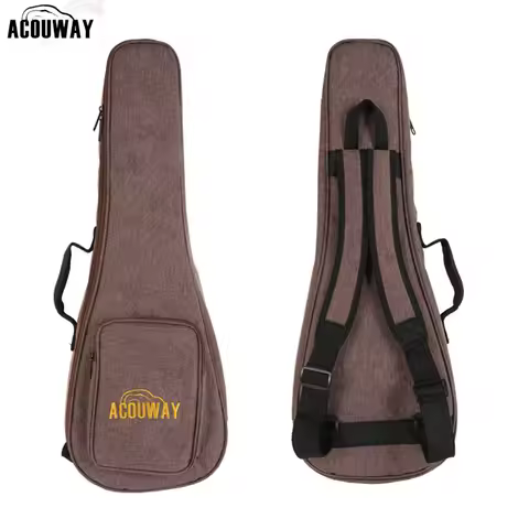 Acouway 21inch 23inch 26inch Ukulele Bag Soprano concert tenor ukulele bag Case 10mm Cotton Padding 