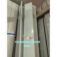 Metal Trunking Cover Only white/orange colour 4inch & 6inch [4feet]