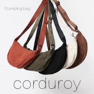 2024 Tawii New corduroy dumpling bag Japanese shoulder bag