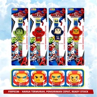 Men's Gen 2 Squeezing Watches Change Face Face Face Changer 4 Expressions - Spiderman Couple Men's W