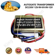 AUTOGATE DC TRANSFORMER 12V,9V,0V,9V,12V
