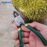 durian opener tool pembuka durian Multifunctional Durian Pliers Clamp for fruit Opener Easily Opening Iron Sheller Clamp Rustproof Fruit Durian Shell Opener Clip for Restaurant