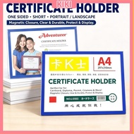 A3/A4 Legal Size Magnetic Certificate Holder Asstd Colors Sign Holder Card Poster PVC Hard Case