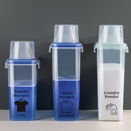 <EEs>Laundry Detergent Fabric Softener Dispenser for Laundry Room Decor Laundry Detergent Powder Sto