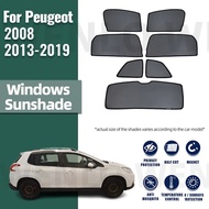 Summer Essential 99% Blackout Sun Shade For Peugeot 2008 2013-2019 Heat Insulation Privacy Protectio
