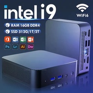 Portable Mini PC Windows 11 Intel Core I9 8950hk Game Desktop Computer, 16GB, DDR4, 1TB, 2TB, SSD, W