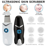 New Ultrasonic Skin Scrubber Blue Light Photon Rejuvenation EMS Face Lifting Pore Cleaning Massager Device