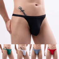 Mens Briefs Low Rise Panties Sexy Thong Underpants Breathable Comfortable