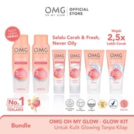 AA111- OMG Combo Glow Kit (2 Paket Glow Kit) - Paket Skincare untuk