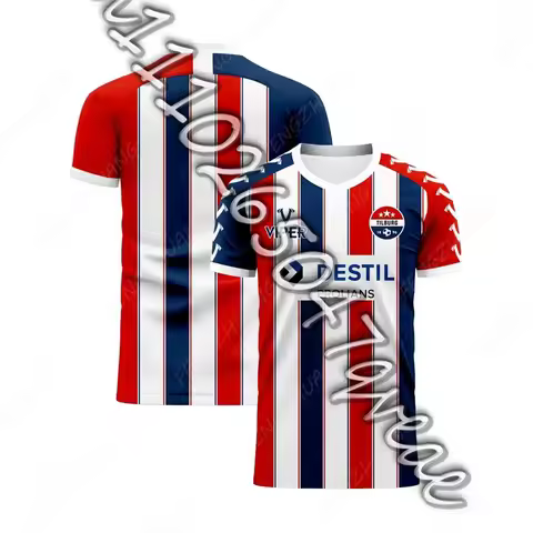 Willem II 2023-2024 Home Concept Jersey Outdoor Sweat Absorbent Quick Dry Soccer Jersey Summer Class