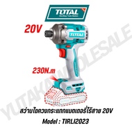 TOTAL สว่านไขควงกระแทกแบตเตอรี่ไร้สาย 20V รุ่น TIRLI2023 (20V cordless battery impact screwdriver dr