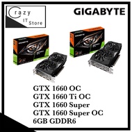 Gigabyte GeForce GTX 1660 Super / GTX 1660 Super OC / GTX 1660 OC / GTX 1660 Ti OC 6GB GDDR6 Graphic Cards