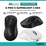 LOGITECH G PRO X SUPERLIGHT 2 DEX LIGHTSPEED WIRELESS GAMING MOUSE WITH HERO 2 SENSOR / 5 BUTTONS / 