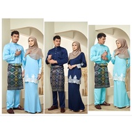 Baju Melayu / Baju Kurung moden / Baju Raya Lelaki / Baju kurung lace / sedondon / Navy blue baby bl